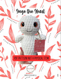 Gage the Ghost, plushie, crochet pattern