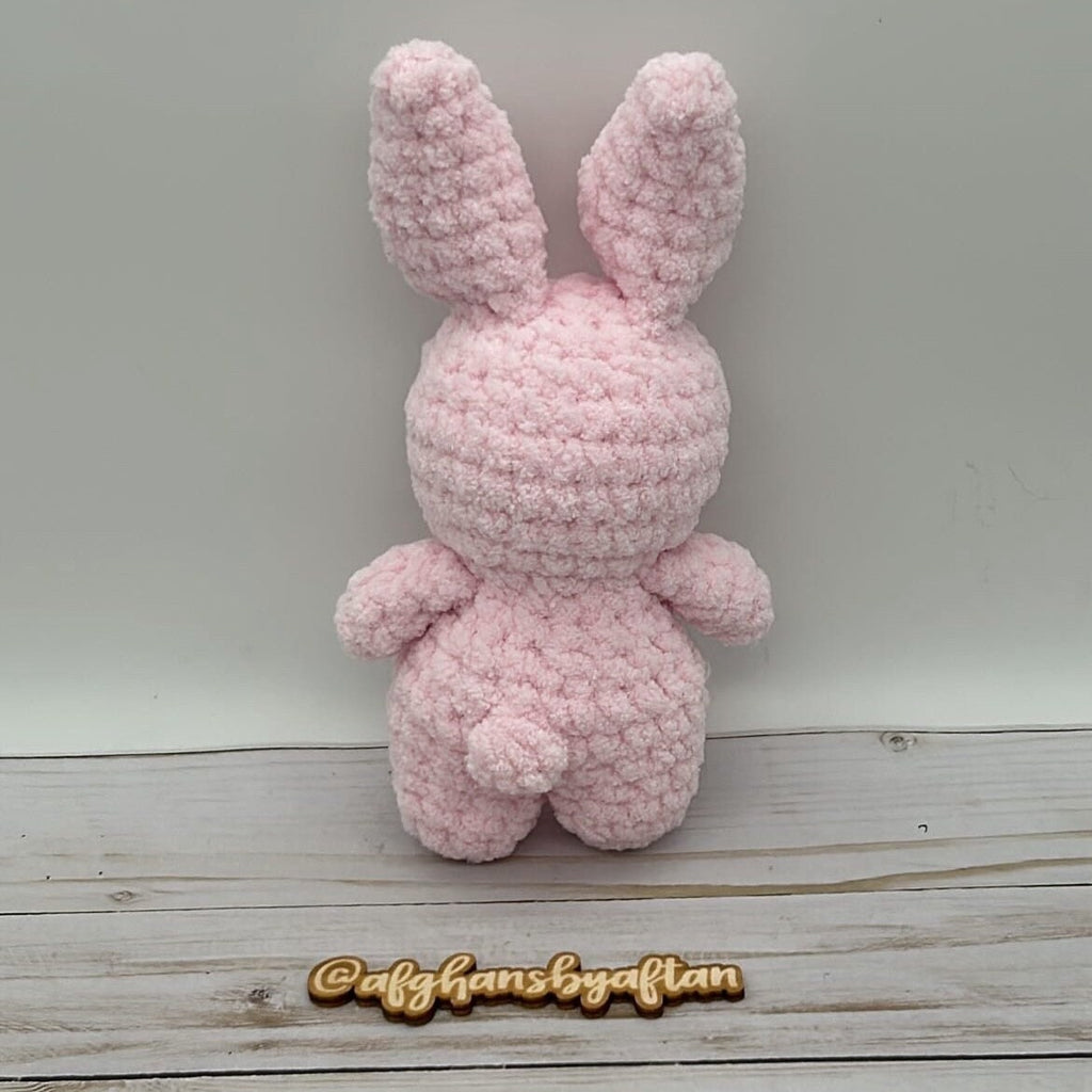 Remi the Rabbit Crochet Pattern, Easy Low-Sew Amigurumi Bunny (PDF)