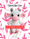 Clover the cow, crochet amigurumi cow pattern