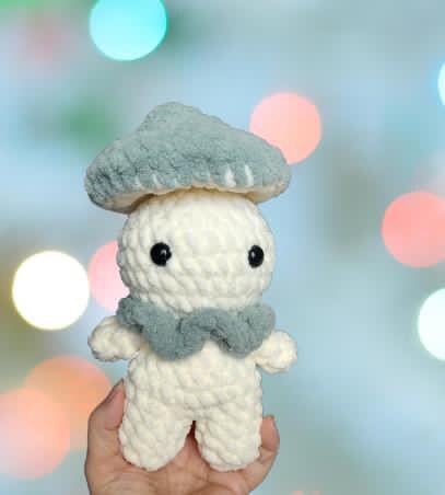 Millie the Mushroom Crochet Pattern, Easy Amigurumi Plush Toy (PDF Download)