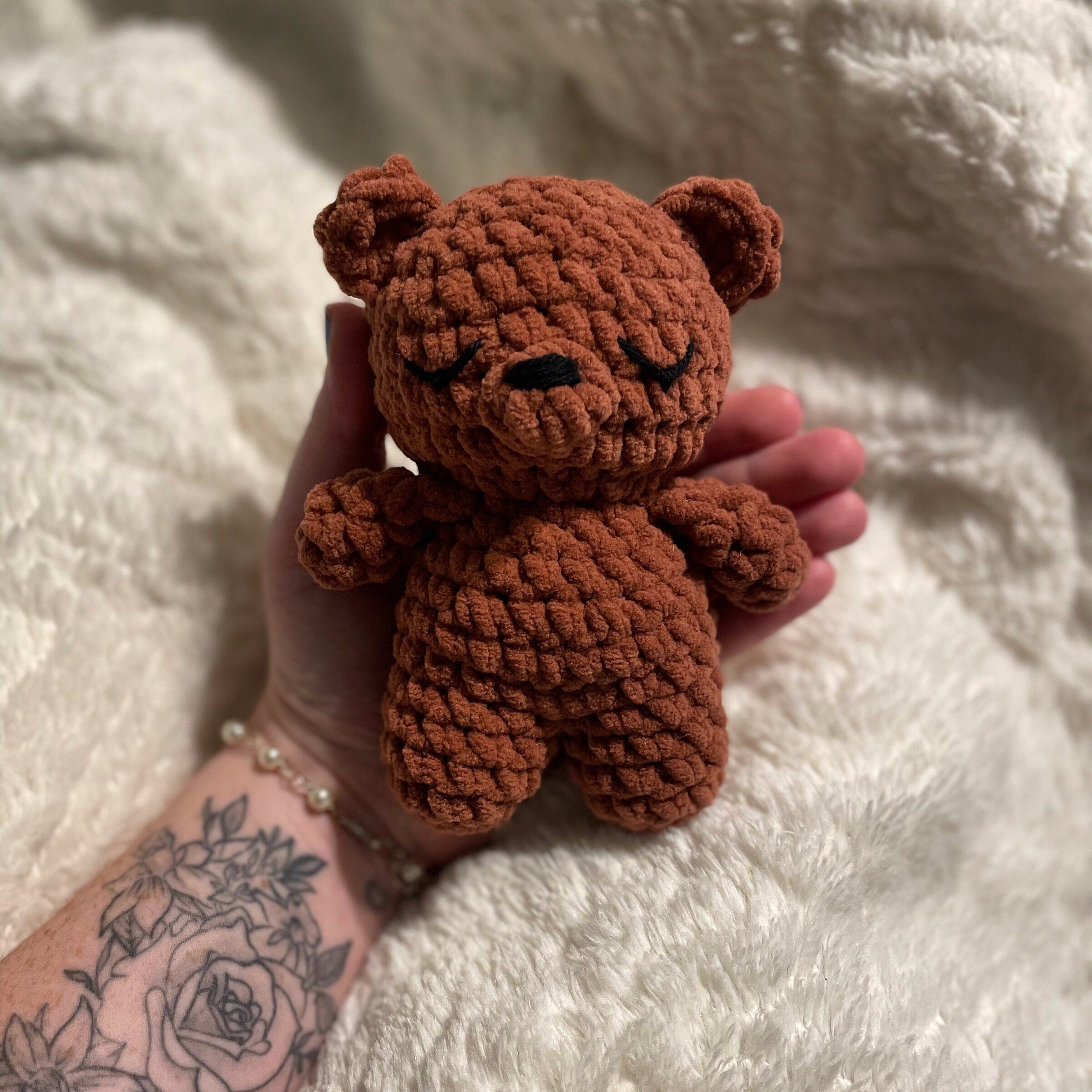 Banks the Bear Crochet Pattern, Woodland Amigurumi Teddy, Easy PDF Download