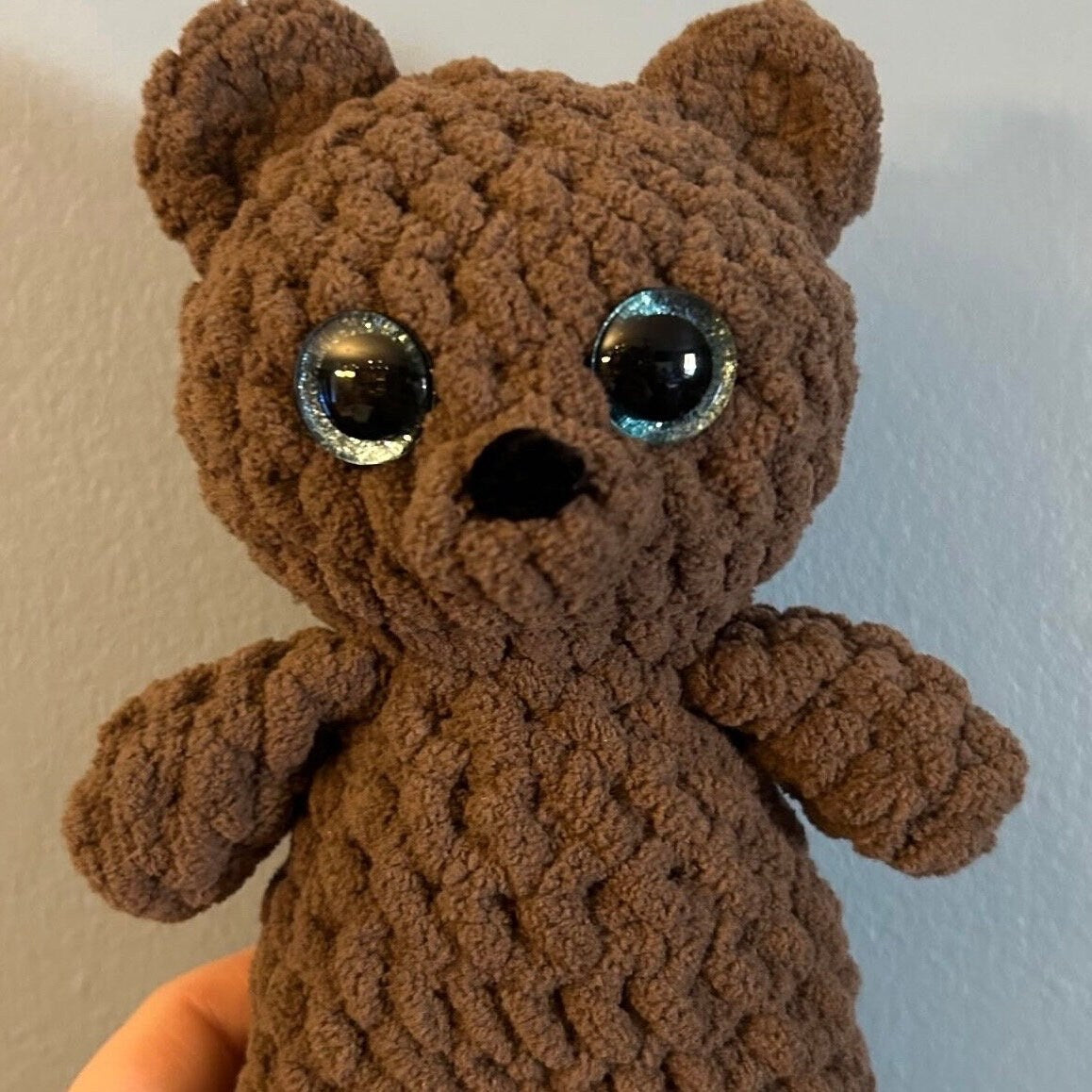 Banks the Bear Crochet Pattern, Woodland Amigurumi Teddy, Easy PDF Download