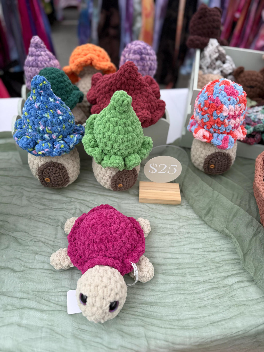Cuddle-Cap Cottage, crochet fairy mushroom house, cottage toy