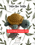 Talia the Turtle Crochet Pattern (PDF) Easy Amigurumi Woodland Friend