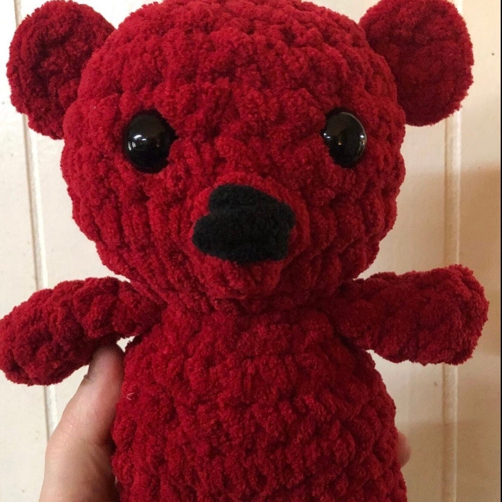Banks the Bear Crochet Pattern, Woodland Amigurumi Teddy, Easy PDF Download