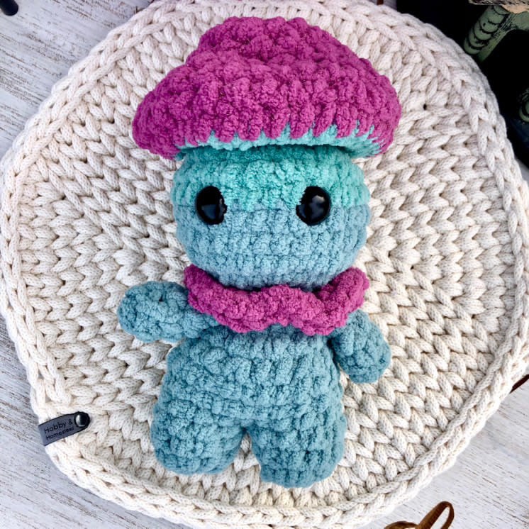 Millie the Mushroom Crochet Pattern, Easy Amigurumi Plush Toy (PDF Download)